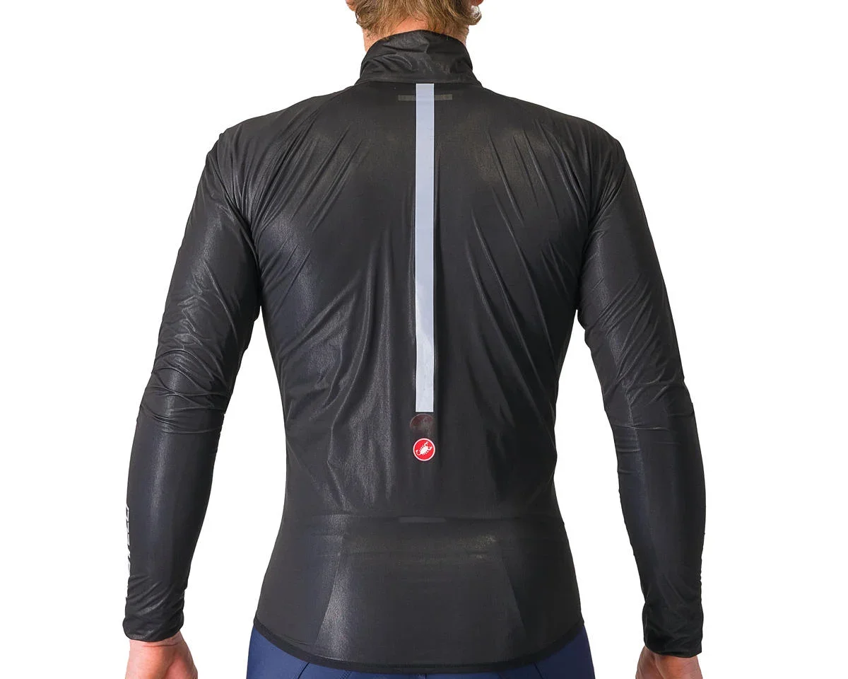 Castelli Squall Men's Shell Jacket (Light Black/Silver Grey) (L) - view 2